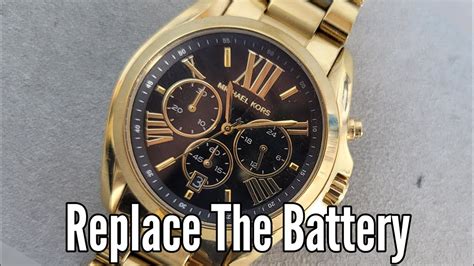 how to replace michael kors smartwatch glass|Michael Kors watch battery chart.